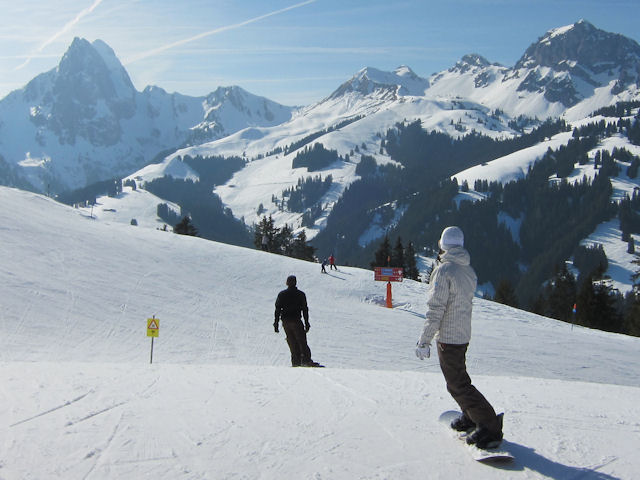Skiing In Gstaad