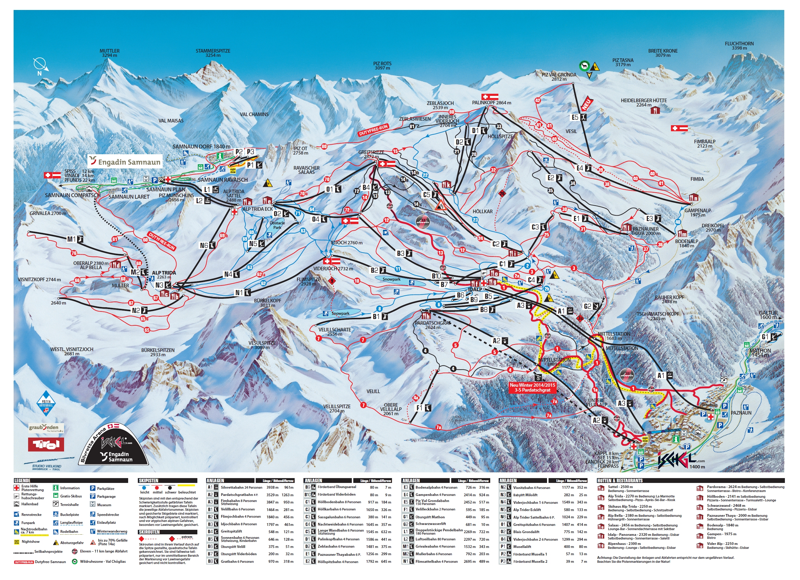 Ischgl by train - take the railway to ski or snowboard in Austria